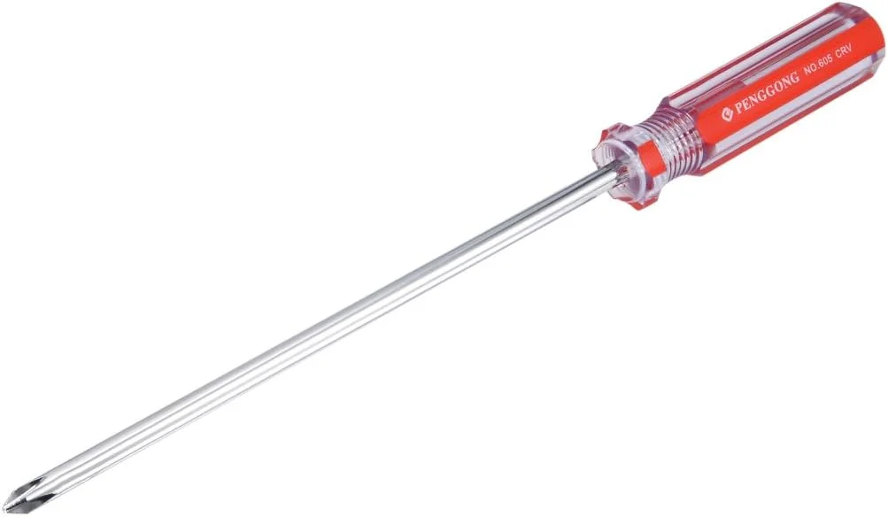 پیچ گوشتی آهنربایی شماره 1 فیلیپس با میله فولادی کروم وانادیوم 6 اینچی برای تعمیرات، بهبود خانه و صنایع دستی