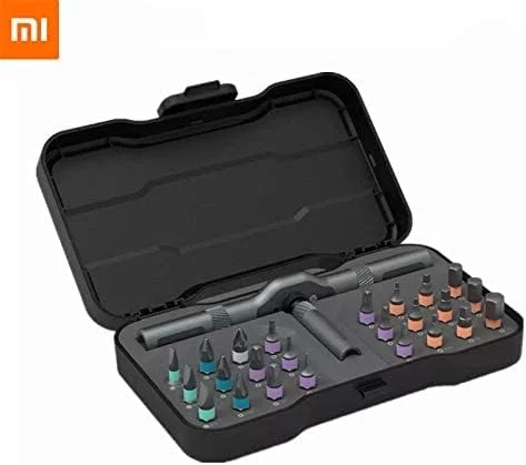 مجموعه پیچ گوشتی جغجغه ای 24 در 1 مدل DUKA RS1 مناسب برای تعمیرات خانگی و DIY (رنگ: مشکی)