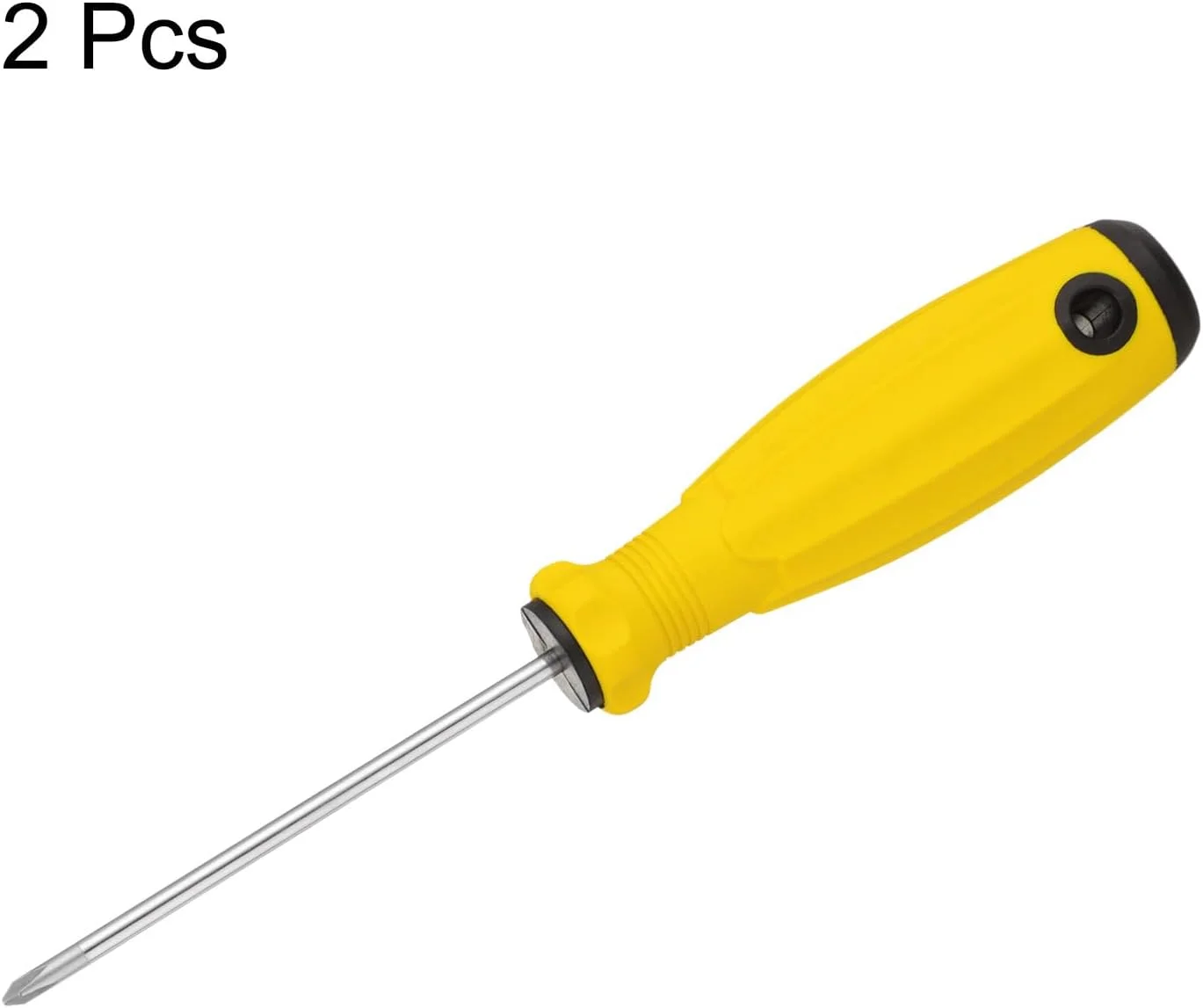 دو عدد پیچ گوشتی چهارسو PH2، سایز 2، طول 6.3 اینچ، پیچ گوشتی مغناطیسی 3 اینچ با دسته ارگونومیک برای تعمیرات DIY، زرد دو عدد پیچ گوشتی چهارسو PH2، سایز 2، طول 6.3 اینچ، پیچ گوشتی مغناطیسی 3 اینچ با دسته ارگونومیک برای تعمیرات DIY، زرد