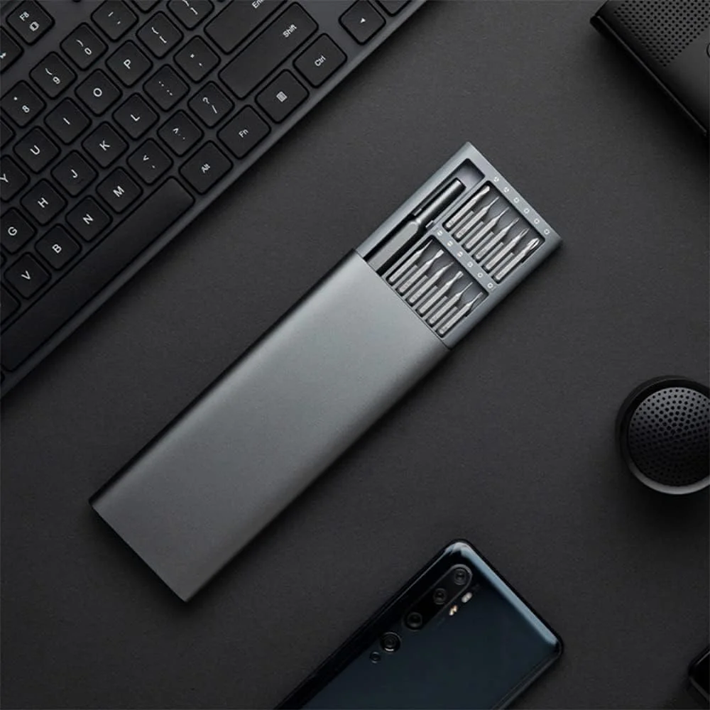 ست پیچ گوشتی دقیق 24 در 1 چند منظوره JunTen، ابزار تعمیرات فولاد آلومینیوم S2