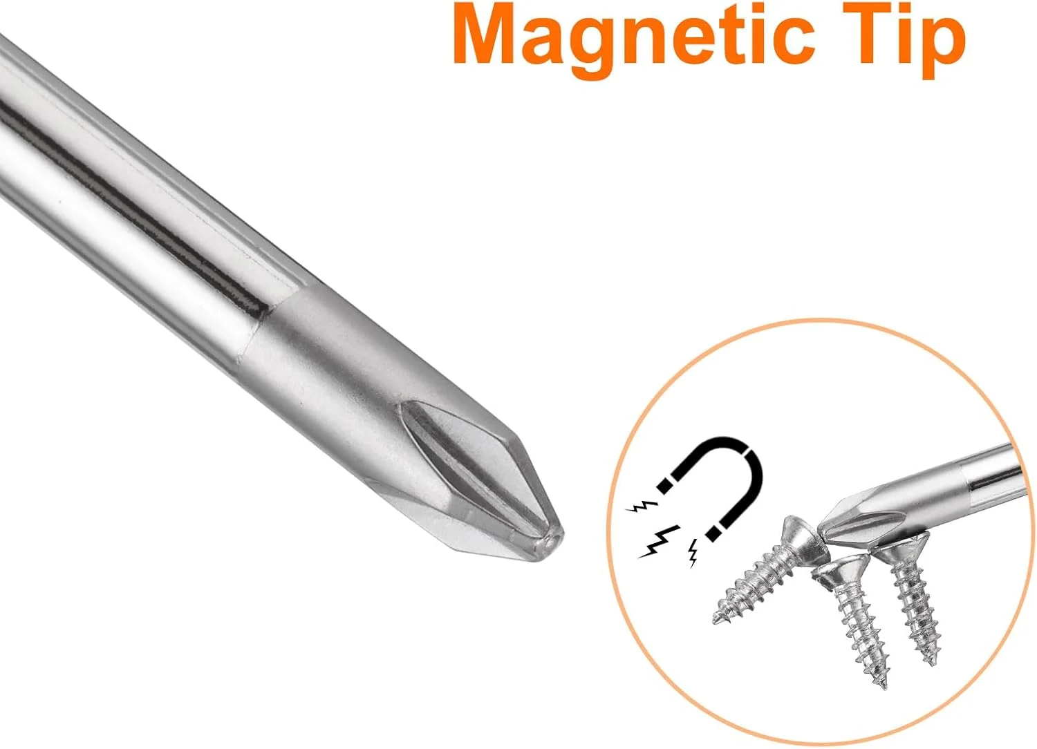 دو عدد پیچ گوشتی چهارسو PH2، سایز 2، طول 6.3 اینچ، پیچ گوشتی مغناطیسی 3 اینچ با دسته ارگونومیک برای تعمیرات DIY، زرد دو عدد پیچ گوشتی چهارسو PH2، سایز 2، طول 6.3 اینچ، پیچ گوشتی مغناطیسی 3 اینچ با دسته ارگونومیک برای تعمیرات DIY، زرد