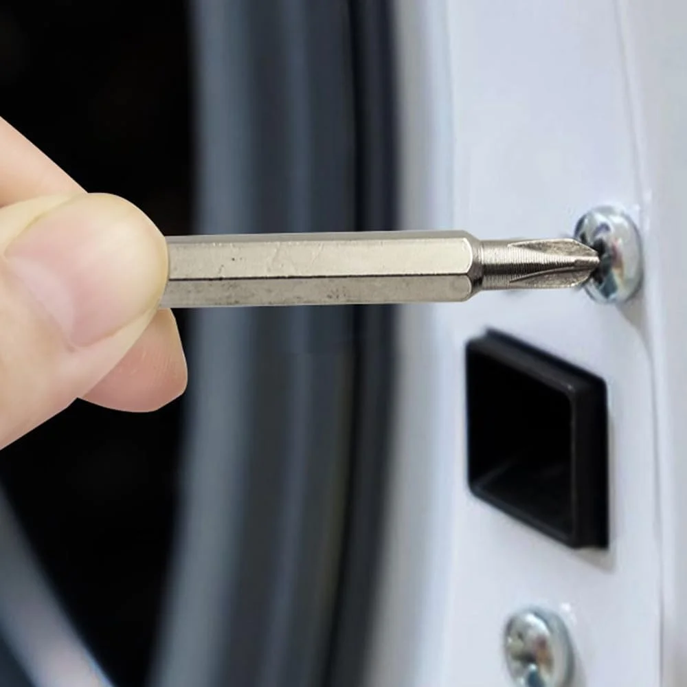 دو ست (۴ عدد) پیچ گوشتی چند منظوره قابل حمل جاکلیدی، مینی کیت مسافرتی به شکل کلید، ابزار پیچ گوشتی EDC در فضای باز با حلقه کلید (رنگ: مشکی نقره ای) دو ست (۴ عدد) پیچ گوشتی چند منظوره قابل حمل جاکلیدی، مینی کیت مسافرتی به شکل کلید، ابزار پیچ گوشتی EDC در فضای باز با حلقه کلید (رنگ: مشکی نقره ای)