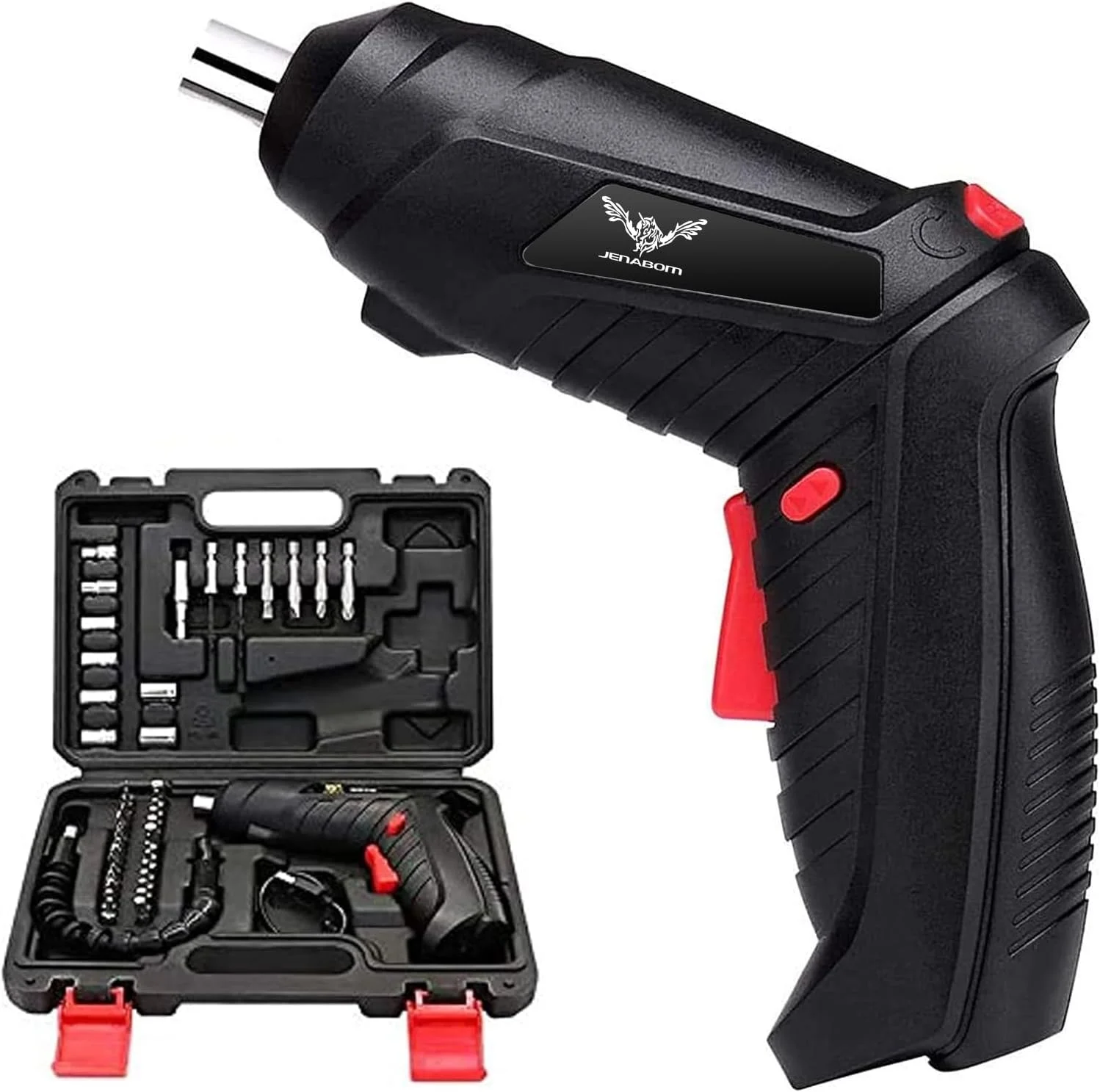 پیچ گوشتی برقی 47 در 1، 3.6 ولت 1300 میلی آمپر ساعت شارژی بی سیم، دارای چراغ LED جلو، شفت انعطاف پذیر، میکرو USB، کیف حمل، مناسب برای پروژه های کوچک خانگی پیچ گوشتی برقی 47 در 1، 3.6 ولت 1300 میلی آمپر ساعت شارژی بی سیم، دارای چراغ LED جلو، شفت انعطاف پذیر، میکرو USB، کیف حمل، مناسب برای پروژه های کوچک خانگی