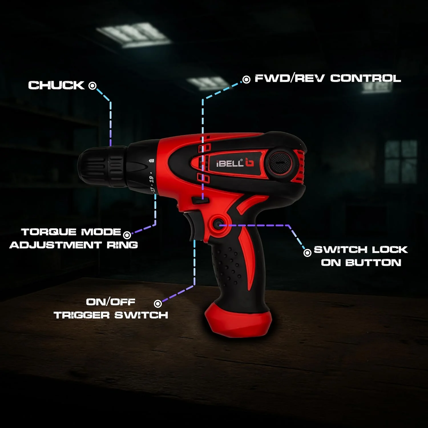 پیچ گوشتی برقی آیبل مدل SD10-85/86، 280 وات، آرمیچر مسی، سه نظام 10 میلیمتری، 750 دور در دقیقه، گشتاور 19+1 حالت دریل (قرمز-مشکی) پیچ گوشتی برقی آیبل مدل SD10-85/86، 280 وات، آرمیچر مسی، سه نظام 10 میلیمتری، 750 دور در دقیقه، گشتاور 19+1 حالت دریل (قرمز-مشکی)