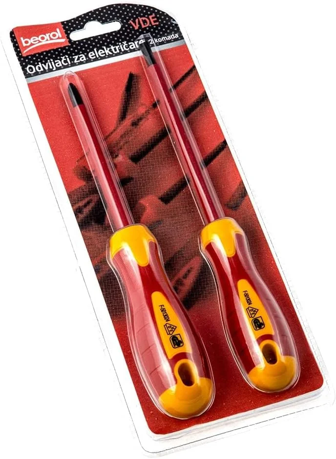 مجموعه پیچ گوشتی عایق Vde Beorol دو عددی