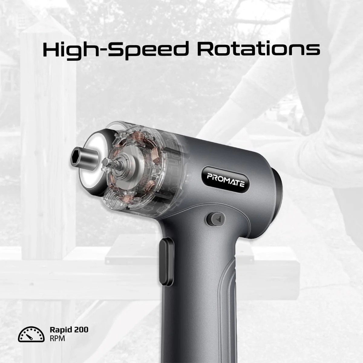 ست پیچ گوشتی برقی پرومیت مدل ProTools-31G، 36 در 1، پیچ گوشتی شارژی بی سیم، 32 سری فولادی S2، سرعت 200 دور در دقیقه، گشتاور قوی 5 نیوتن متر، چراغ LED و جعبه نگهداری برای لوازم الکترونیکی