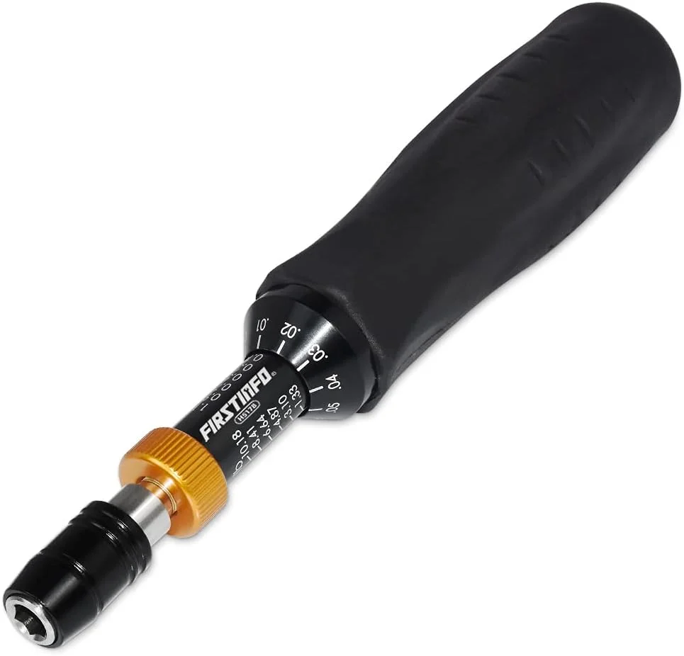 FIRSTINFO H5178 | 1/4" | 0.1-1.2 نیوتن متر، 1.33-10.18 اینچ-پوند | پیچ گوشتی گشتاور قابل تنظیم | با نگهدارنده نوک با رهاسازی سریع
