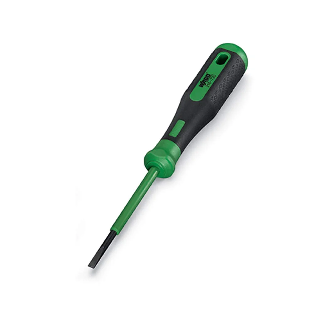 مجموعه پیچ گوشتی دستی استاندارد Wago 210 – 722 (133 گرم، مشکی/سبز) مجموعه پیچ گوشتی دستی استاندارد Wago 210 – 722 (133 گرم، مشکی/سبز)