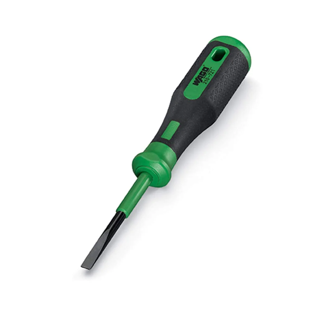 مجموعه پیچ گوشتی دستی استاندارد Wago 210 – 722 (133 گرم، مشکی/سبز) مجموعه پیچ گوشتی دستی استاندارد Wago 210 – 722 (133 گرم، مشکی/سبز)