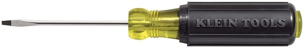 پیچ گوشتی دوسو مینی کلاین تولز 606-2، ساخت ایالات متحده آمریکا، نوک 1/16 اینچی با دسته روکش دار