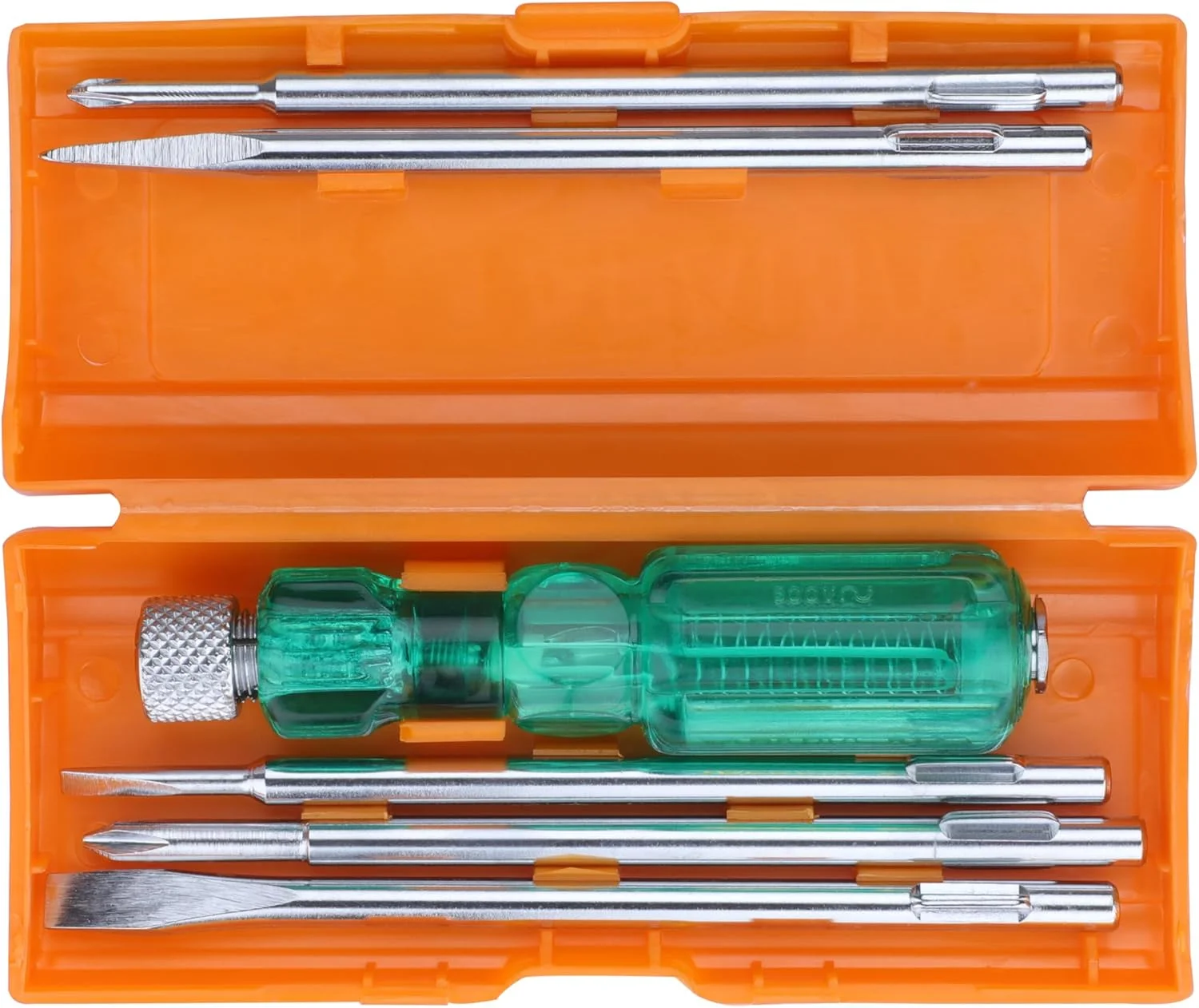 مجموعه پیچ گوشتی تاپاریا مدل 812 به همراه لامپ نئون