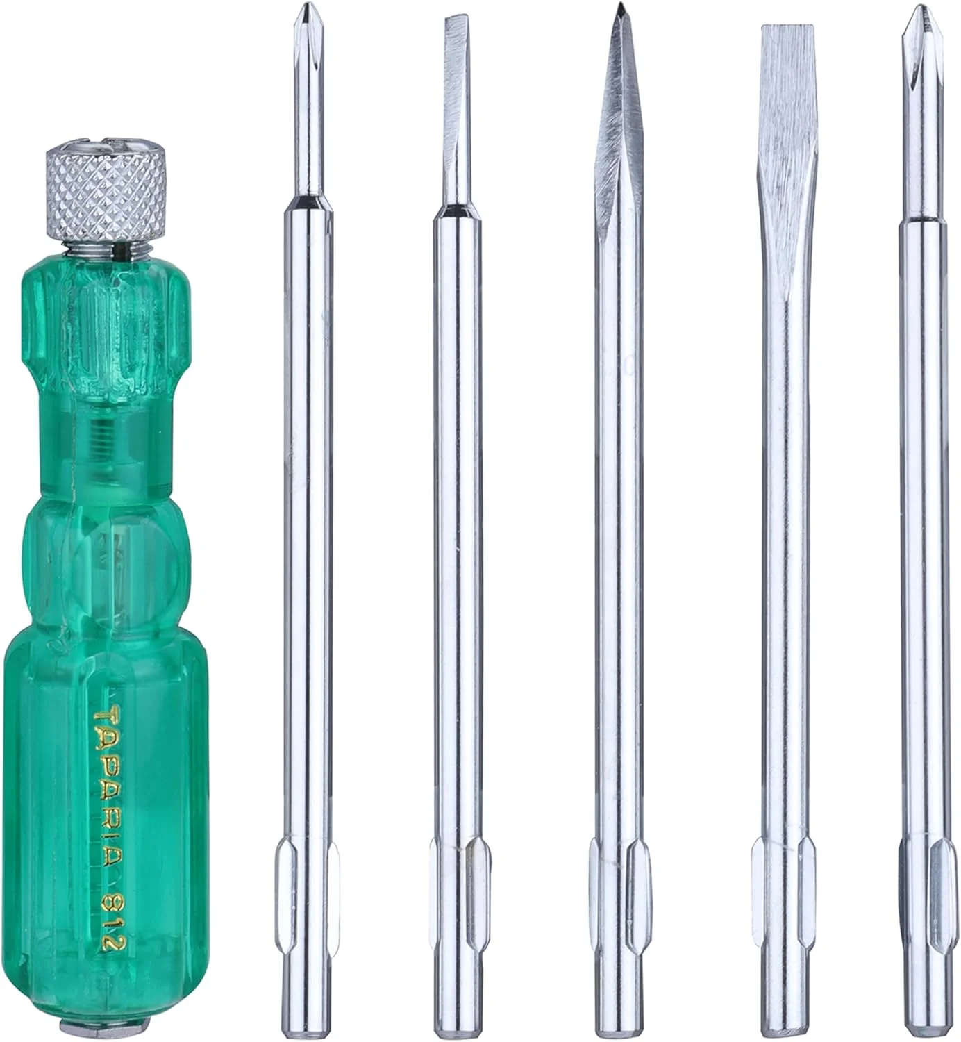 مجموعه پیچ گوشتی تاپاریا مدل 812 به همراه لامپ نئون