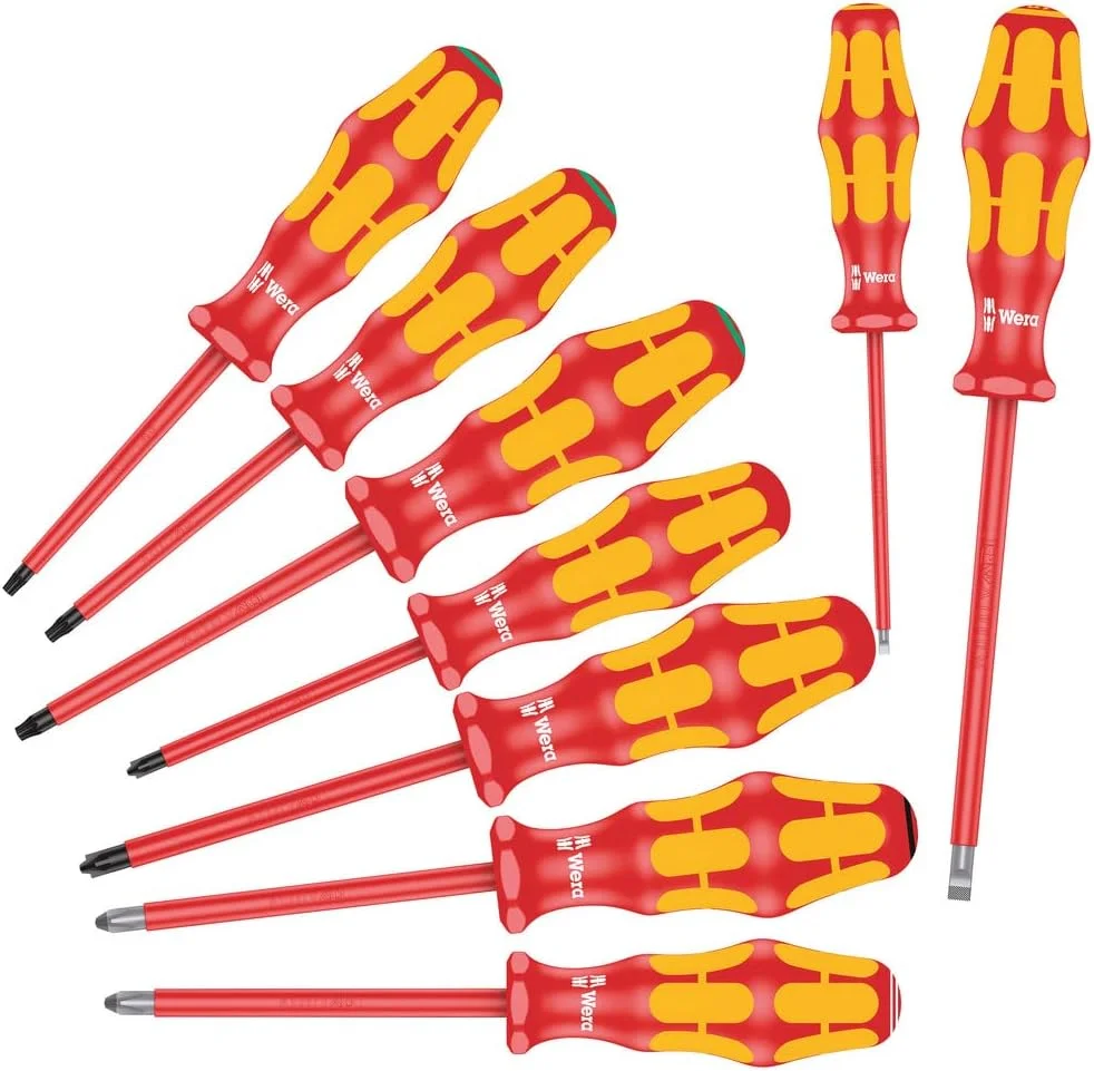 مجموعه پیچ گوشتی 9 عددی ورا مدل Kraftform PlusSerie 100 - نقره ای