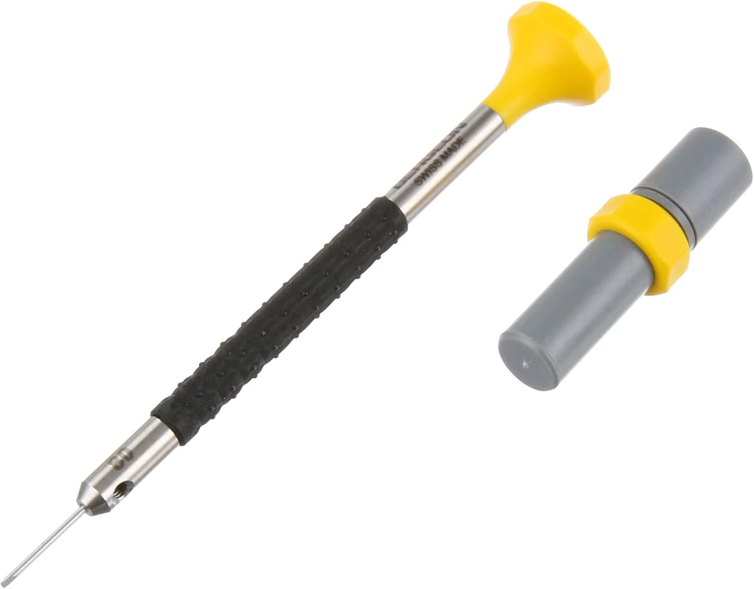 پیچ گوشتی ارگونومیک 0.80 میلی متری استیل ضد زنگ Bergeon 55-682 6899-AT-080 به همراه تیغه های یدکی، کیت تعمیر ساعت