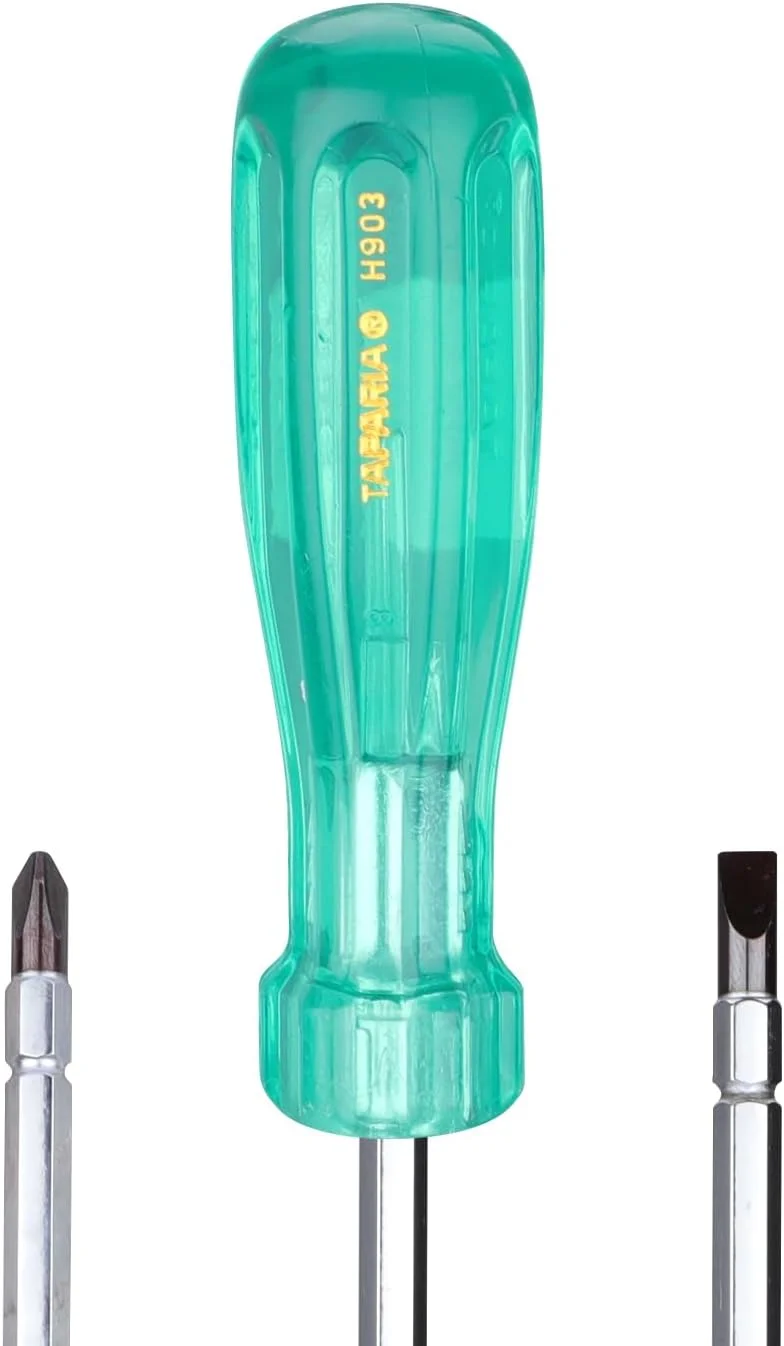 پیچ گوشتی دو طرفه Taparia 10 اینچی با دسته شش گوش (H 903)، 1 عدد، چند رنگ