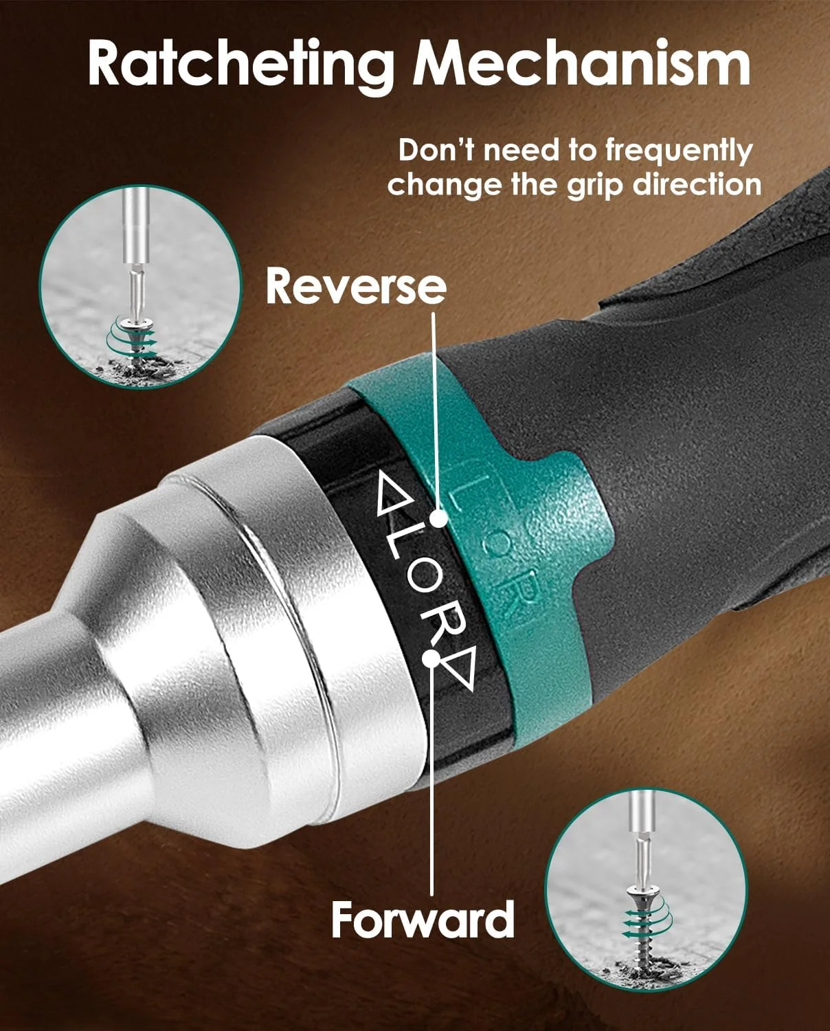 پیچ گوشتی جغجغه ای HYCHIKA 16 در 1 چند بیتی، ست پیچ گوشتی جغجغه ای همه کاره با سری های چهارسو، دوسو، ستاره ای، مربعی، آلن و آچار بکس دو طرفه