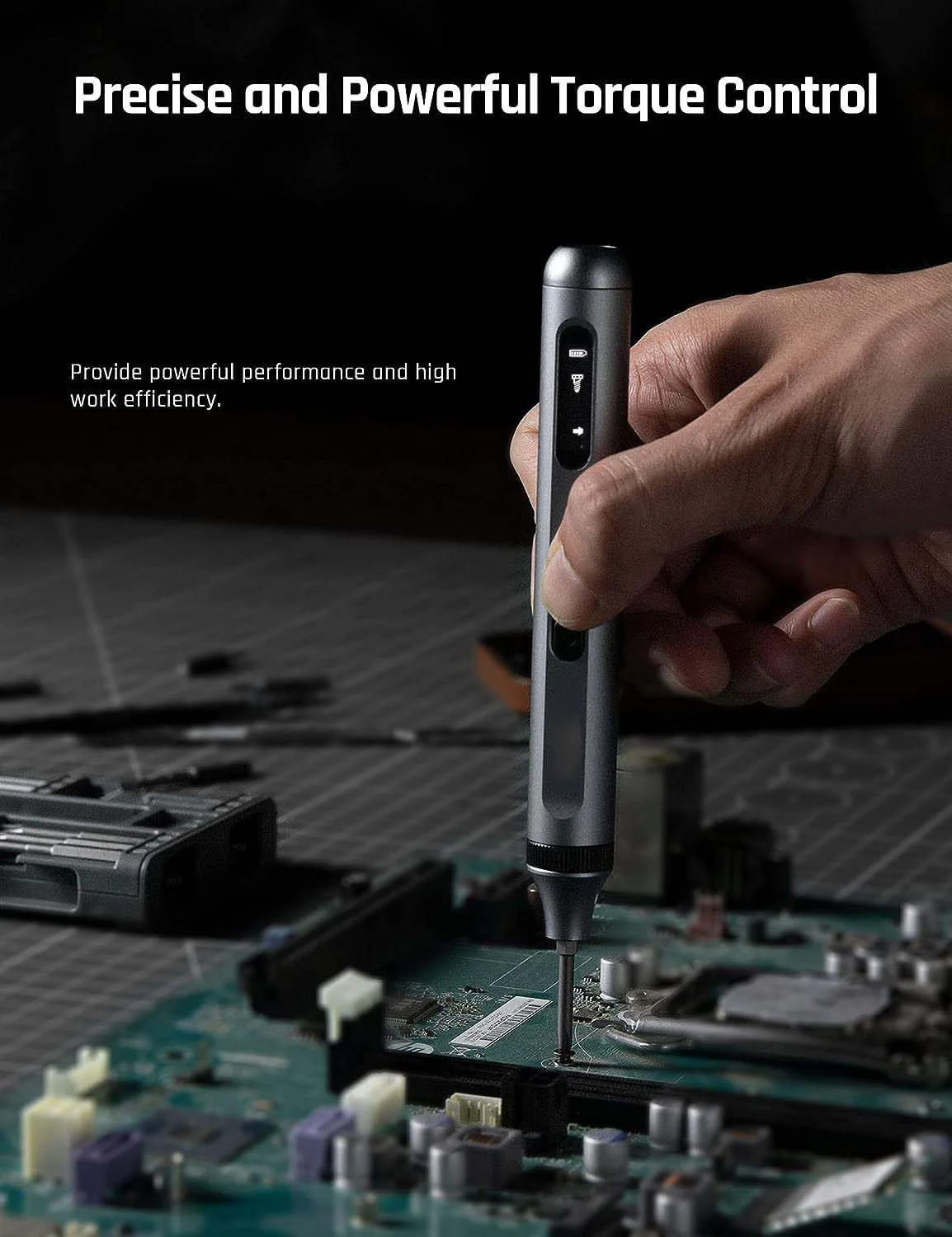 پیچ گوشتی برقی کوچک آزونی، کیت پیچ گوشتی برقی 50 در 1 با 48 سری مغناطیسی، ابزار تعمیر بی سیم پیچ گوشتی دقیق به همراه موچین و اهرم پیچ گوشتی برقی کوچک آزونی، کیت پیچ گوشتی برقی 50 در 1 با 48 سری مغناطیسی، ابزار تعمیر بی سیم پیچ گوشتی دقیق به همراه موچین و اهرم