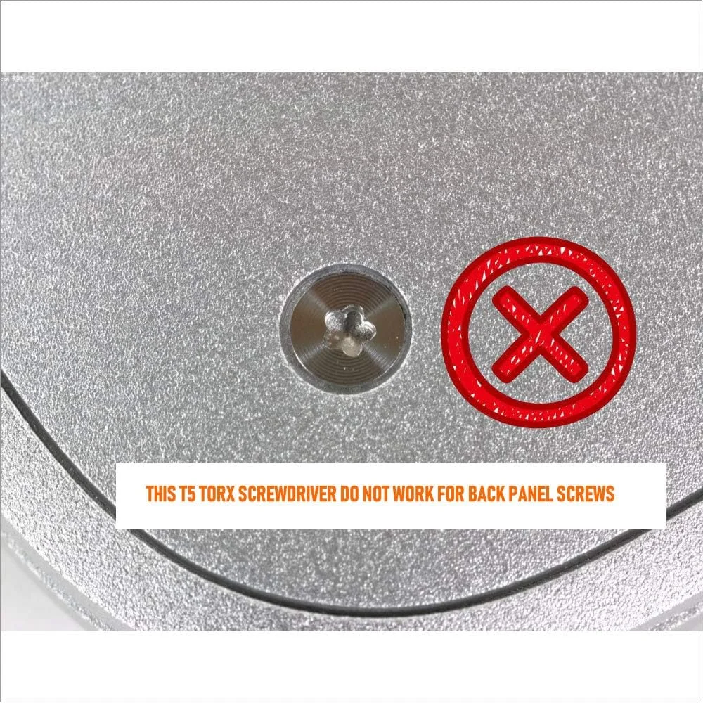پیچ گوشتی ستاره ای T5 TECKMAN، پیچ گوشتی دقیق 6 پر برای باز کردن باتری لپ تاپ و مک بوک ایر و تعویض هارد دیسک