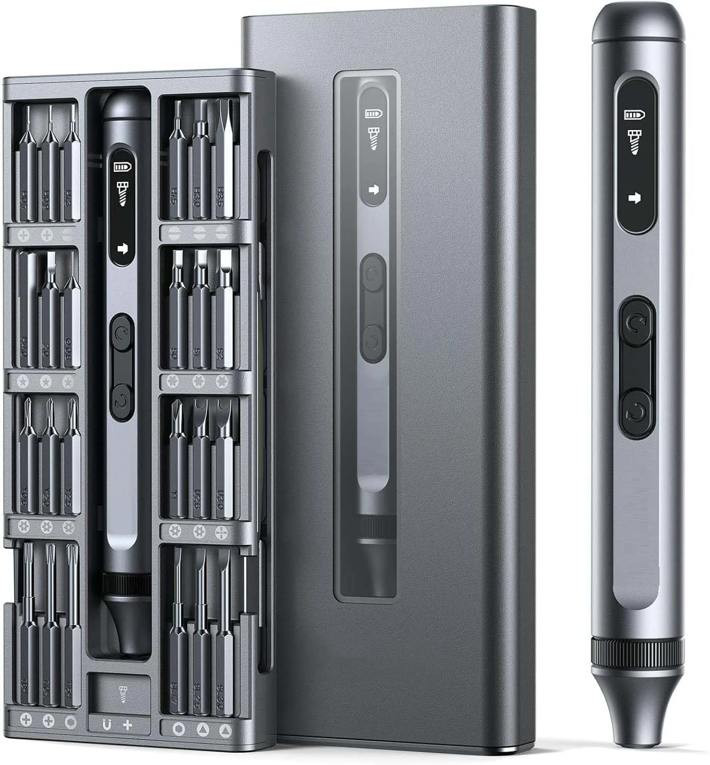 پیچ گوشتی برقی کوچک Azonee، کیت پیچ گوشتی برقی 50 در 1 با 48 سری مغناطیسی، ابزار تعمیر بی سیم پیچ گوشتی دقیق به همراه موچین و اهرم پیچ گوشتی برقی کوچک Azonee، کیت پیچ گوشتی برقی 50 در 1 با 48 سری مغناطیسی، ابزار تعمیر بی سیم پیچ گوشتی دقیق به همراه موچین و اهرم