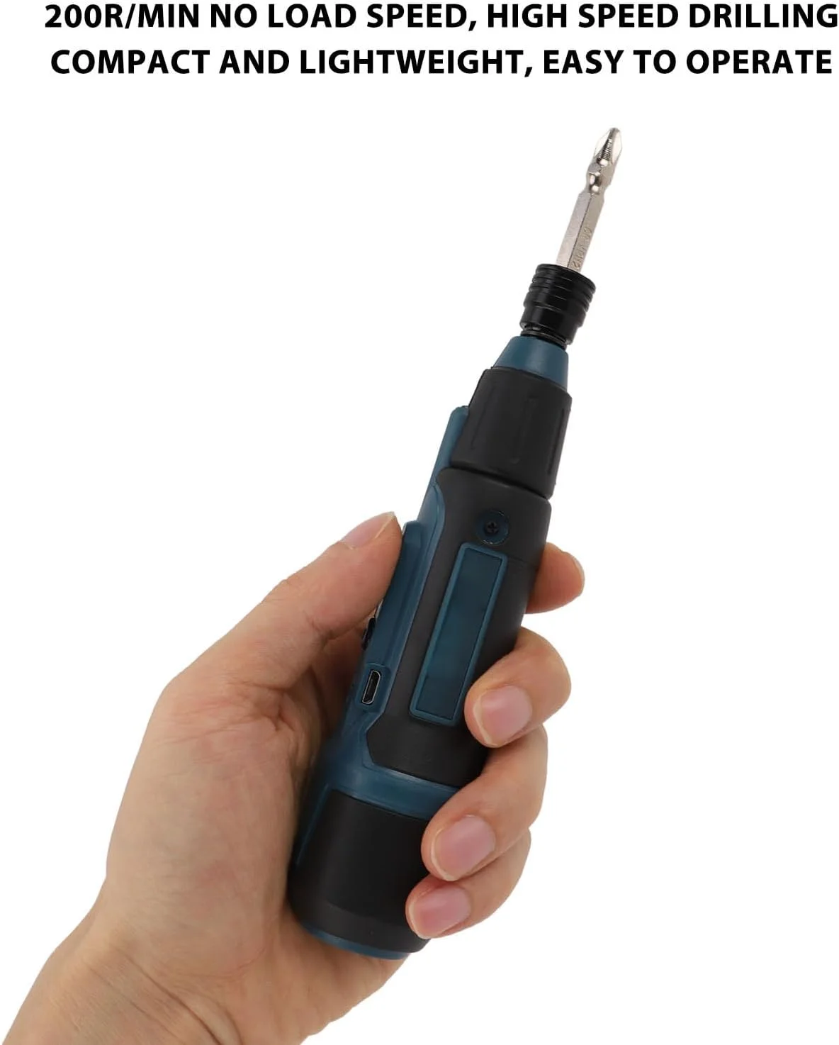 پیچ گوشتی برقی BusoTh با چراغ قوه، پیچ گوشتی قابل حمل با باتری لیتیومی و مجموعه سری، کیت ابزار تعمیر خانگی اتوماتیک قابل حمل با چراغ های LED برای سناریوهای مختلف