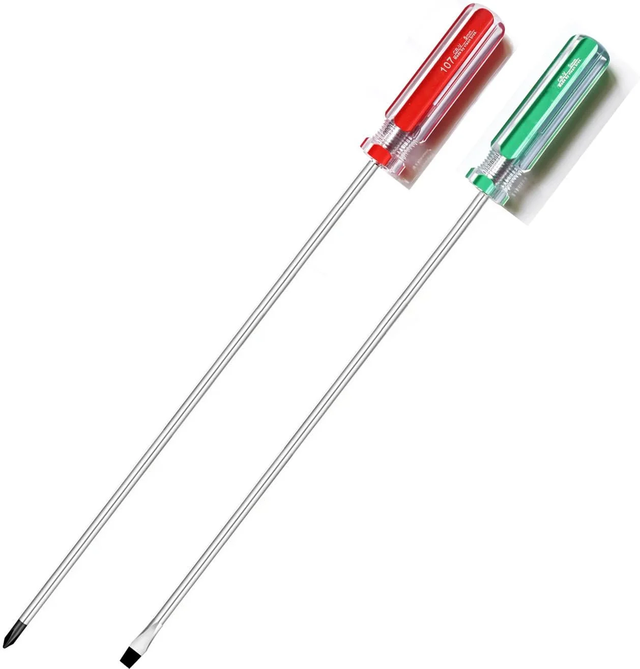 ست پیچ گوشتی بلند چهارسو و دوسو با شفت 8 اینچی، ست پیچ گوشتی بلند سرتخت و چهارسو با نوک مغناطیسی ست پیچ گوشتی بلند چهارسو و دوسو با شفت 8 اینچی، ست پیچ گوشتی بلند سرتخت و چهارسو با نوک مغناطیسی