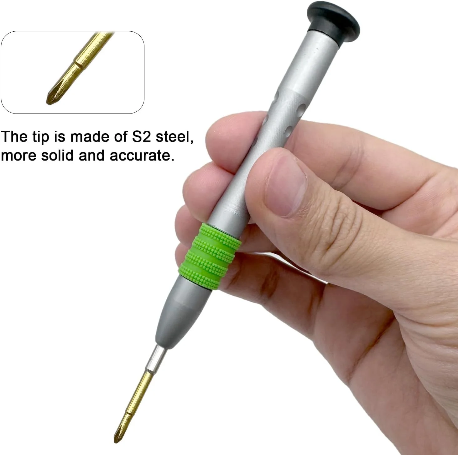 پیچ گوشتی دقیق فیلیپس 2.0 میلیمتری PH00 برای نینتندو سوییچ DSI XL/DSI LL/3DS XL/3DS LL، پیچ گوشتی کوچک فیلیپس #00، نوک مغناطیسی، سر گردان، پیچ گوشتی تکی 2.0 میلیمتری فیلیپس پیچ گوشتی دقیق فیلیپس 2.0 میلیمتری PH00 برای نینتندو سوییچ DSI XL/DSI LL/3DS XL/3DS LL، پیچ گوشتی کوچک فیلیپس #00، نوک مغناطیسی، سر گردان، پیچ گوشتی تکی 2.0 میلیمتری فیلیپس