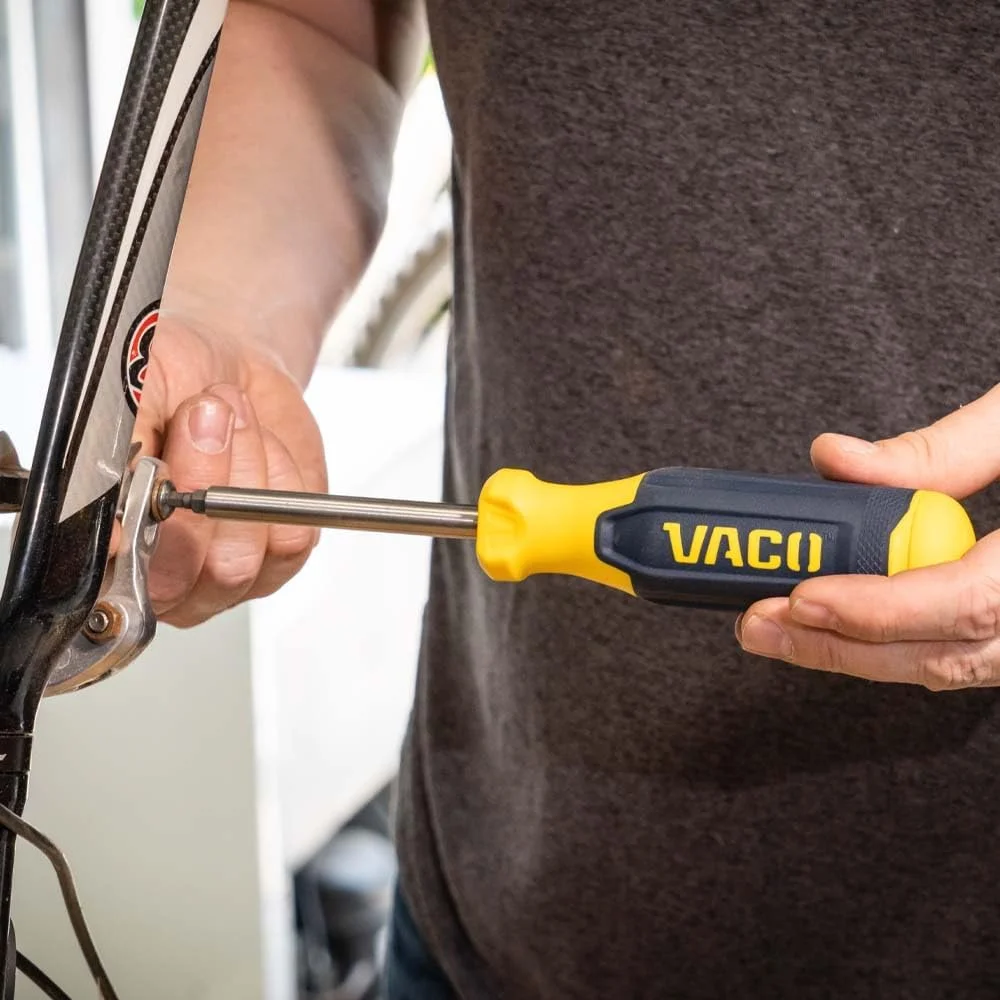 پیچ گوشتی چند سر 3 در 1 کلاین تولز VACO 1230، آماده برای درایور ضربه ای، پیچ گوشتی مغناطیسی با دسته راحت پیچ گوشتی چند سر 3 در 1 کلاین تولز VACO 1230، آماده برای درایور ضربه ای، پیچ گوشتی مغناطیسی با دسته راحت