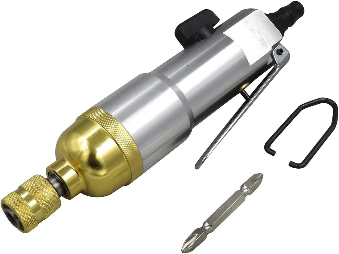 پیچ گوشتی بادی مستقیم دوسلف 1/4 اینچ صنعتی 9000 دور در دقیقه با قابلیت چرخش معکوس پیچ گوشتی بادی مستقیم دوسلف 1/4 اینچ صنعتی 9000 دور در دقیقه با قابلیت چرخش معکوس