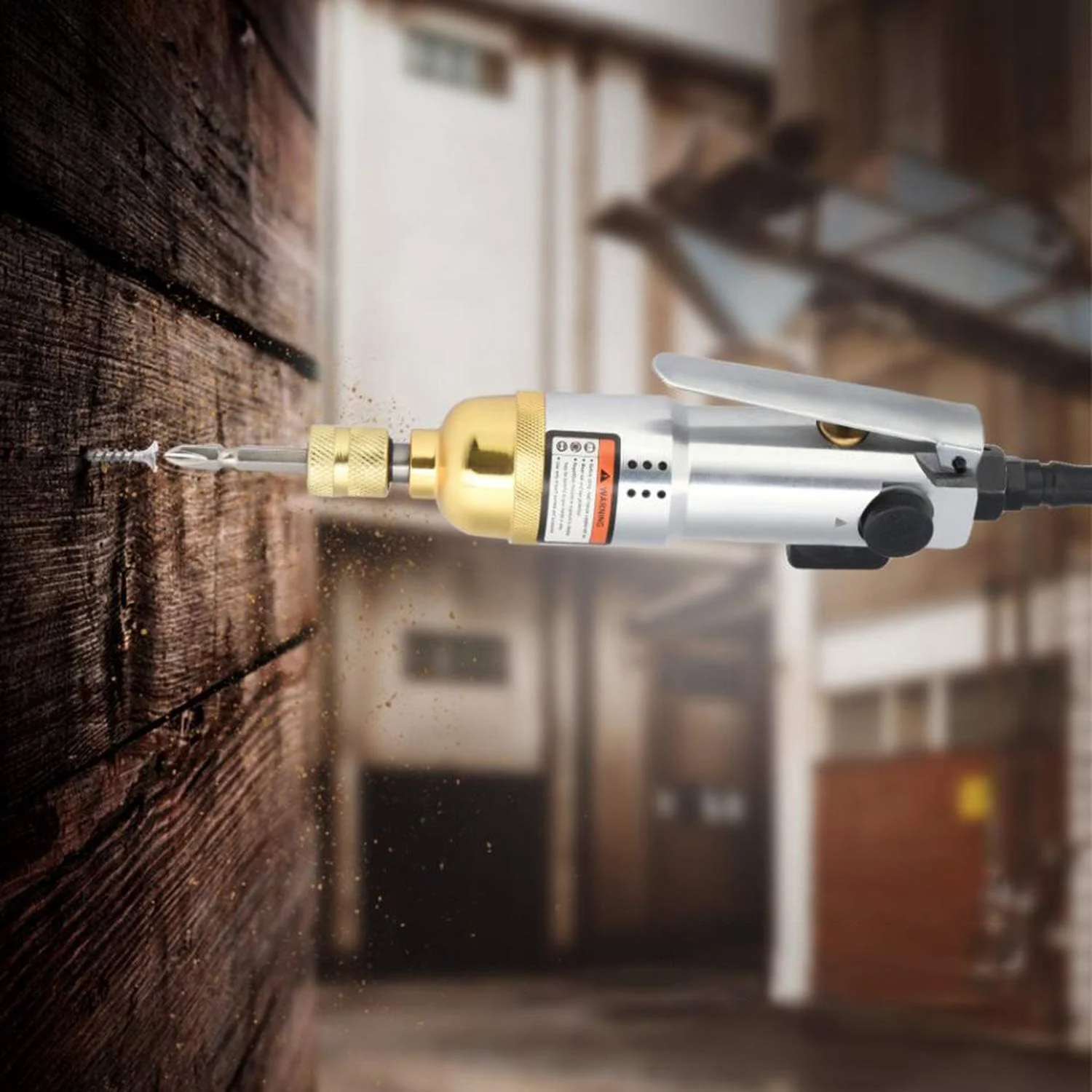 پیچ گوشتی بادی مستقیم دوسلف 1/4 اینچ صنعتی 9000 دور در دقیقه با قابلیت چرخش معکوس پیچ گوشتی بادی مستقیم دوسلف 1/4 اینچ صنعتی 9000 دور در دقیقه با قابلیت چرخش معکوس