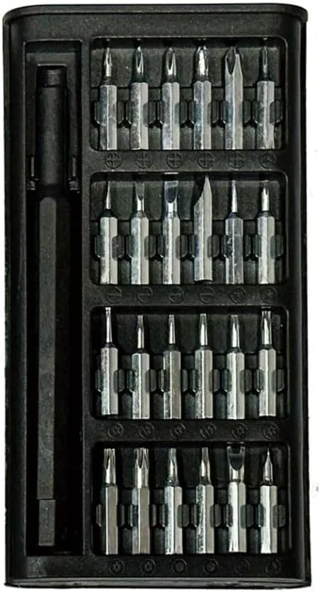 ست پیچ گوشتی کوچک 24 در 1، کیت ابزار تعمیرات مغناطیسی دقیق