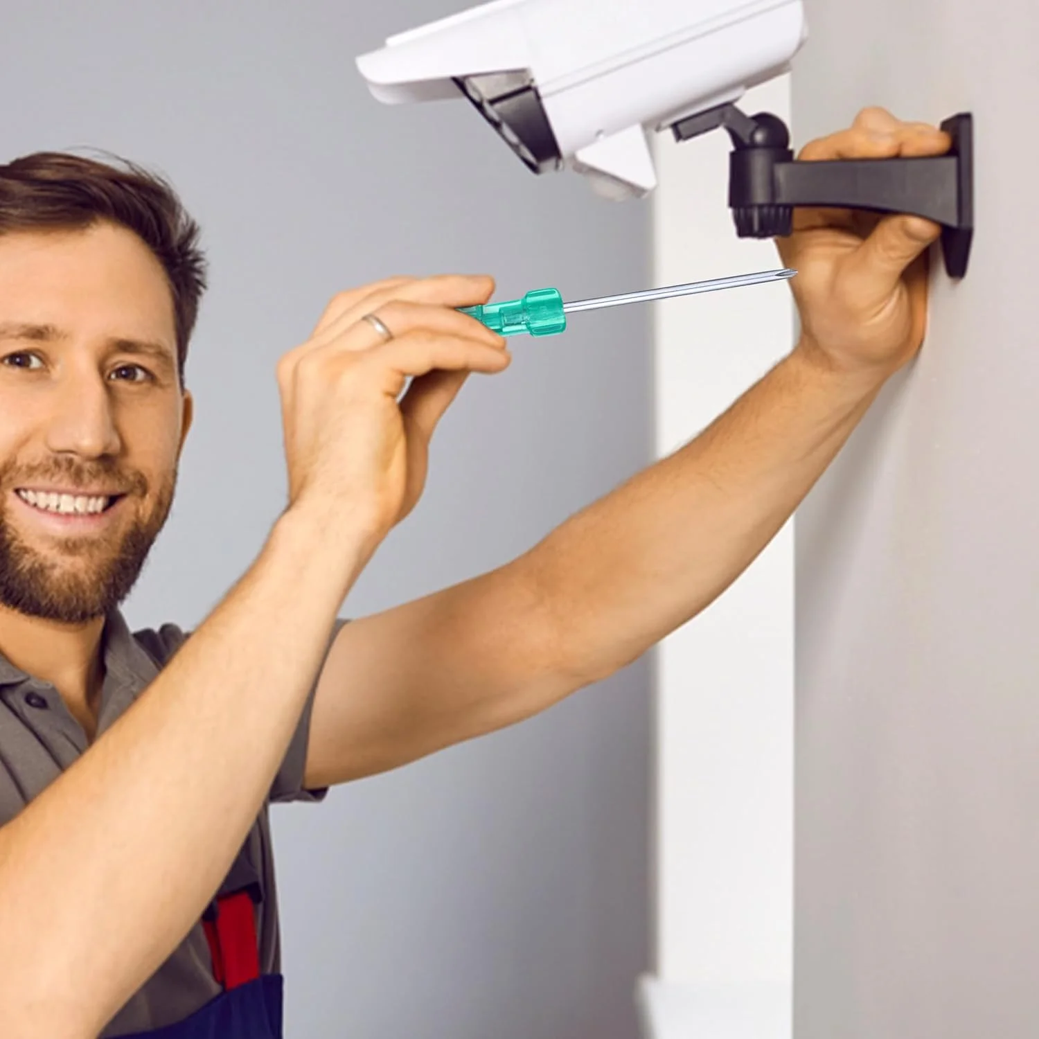 مجموعه پیچ گوشتی 8 عددی تاپاریا مدل 831 به همراه لامپ نئون نقره ای