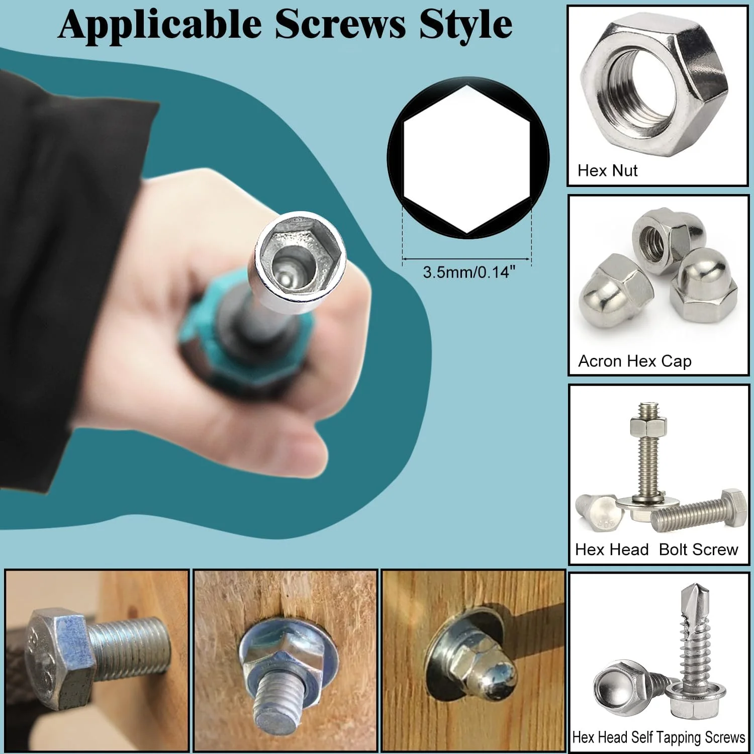 آونیوایگ آچار بکس 3.5 میلی متری، آچار مهره شش گوش، پیچ گوشتی، ابزار دستی با شفت گرد 75 میلی متری، 1 عدد آونیوایگ آچار بکس 3.5 میلی متری، آچار مهره شش گوش، پیچ گوشتی، ابزار دستی با شفت گرد 75 میلی متری، 1 عدد