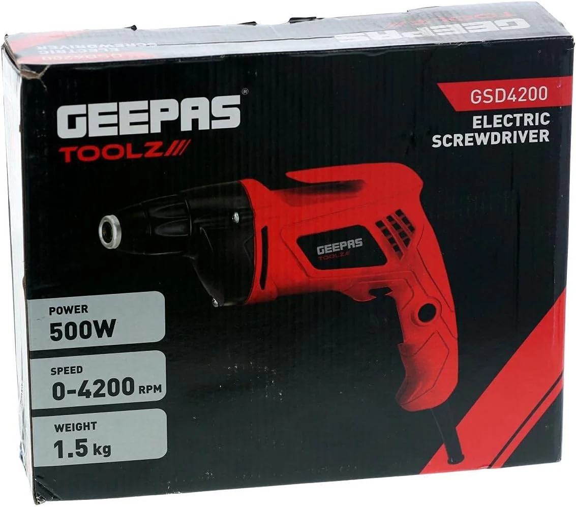 پیچ گوشتی برقی جیپاس 500 وات مدل Gsd4200-240