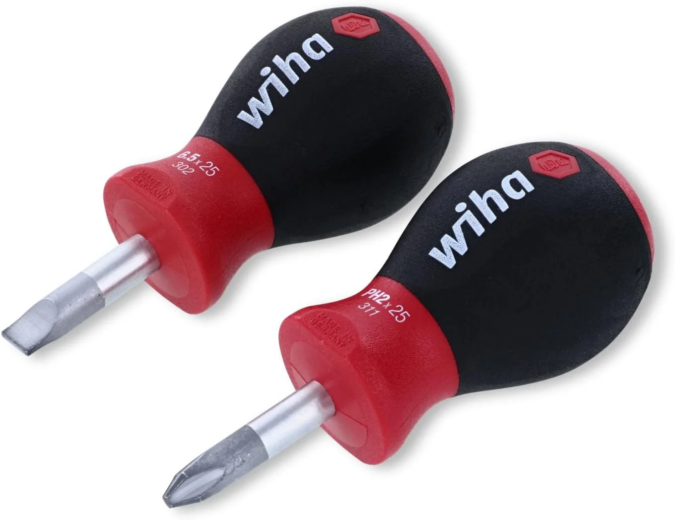 مجموعه پیچ گوشتی دوسو و چهارسو کوتاه Wiha 31191 با دسته SoftFinish مجموعه پیچ گوشتی دوسو و چهارسو کوتاه Wiha 31191 با دسته SoftFinish