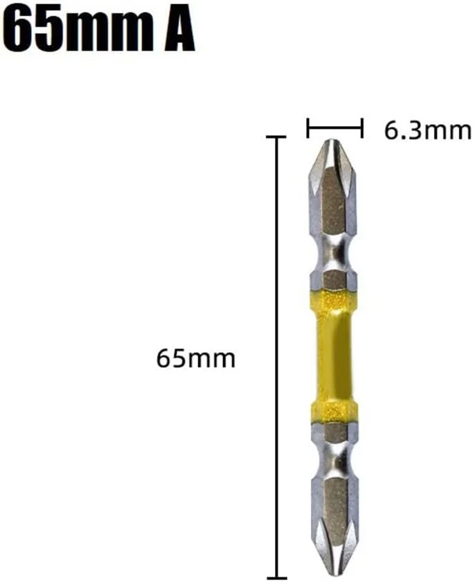 سری پیچ گوشتی دو سر PH2 حرفه ای با حلقه مغناطیسی برای پیچ گوشتی برقی، فلز با استحکام بالا سری پیچ گوشتی دو سر PH2 حرفه ای با حلقه مغناطیسی برای پیچ گوشتی برقی، فلز با استحکام بالا