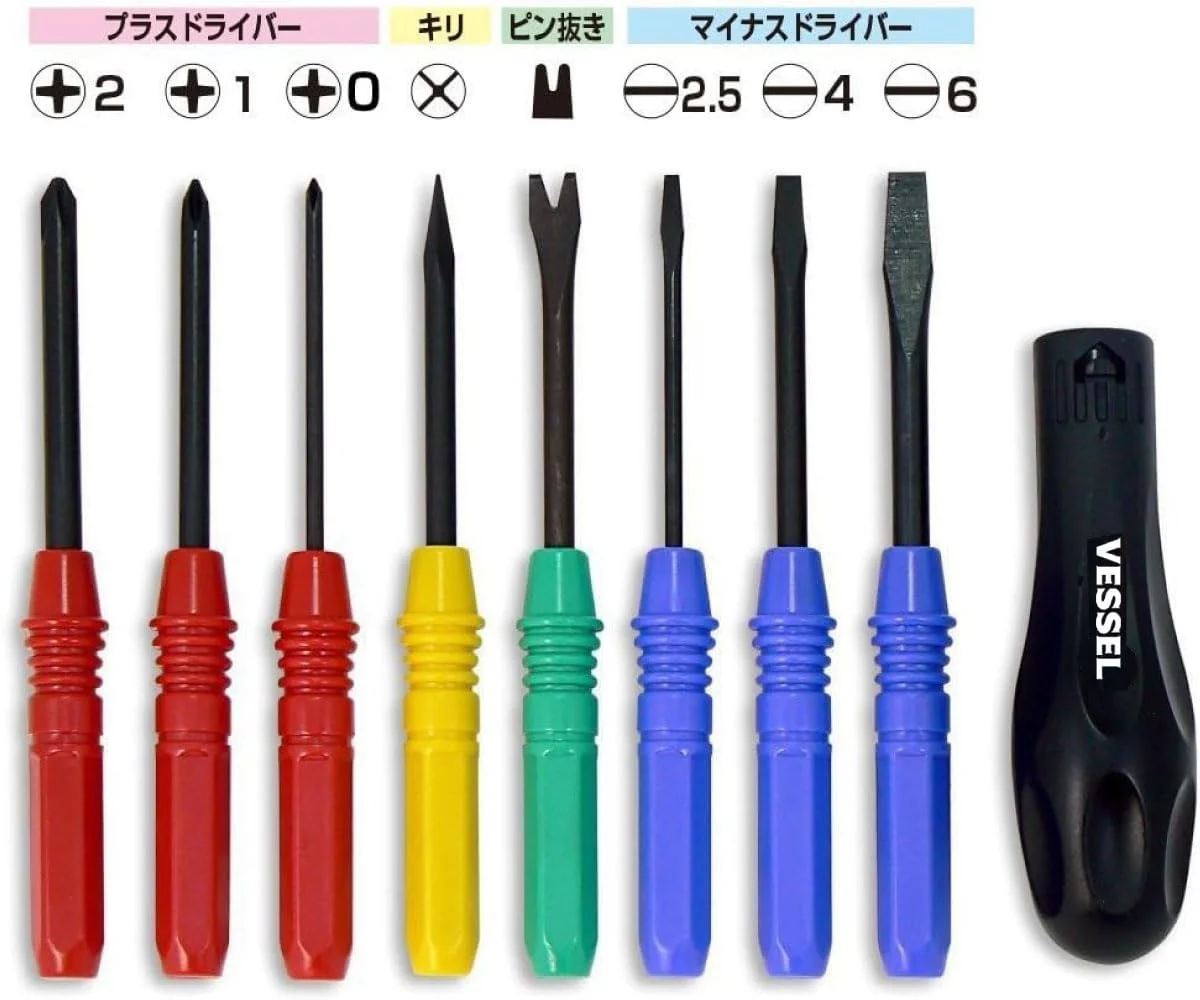 مجموعه پیچ گوشتی سه پره VESSEL TD-800