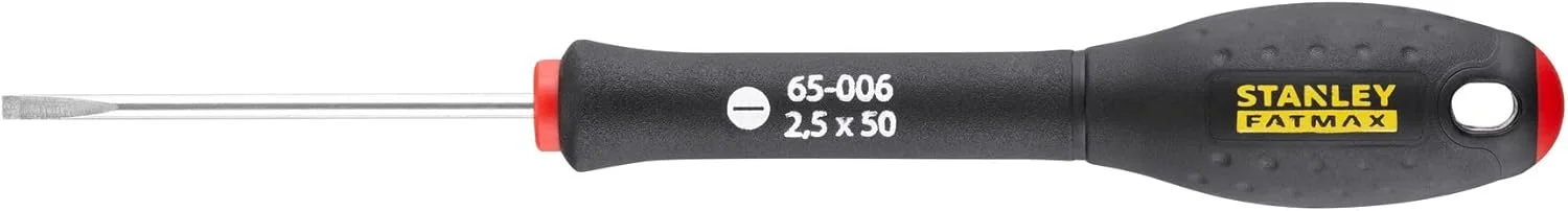 پیچ گوشتی تخت استنلی مدل FatMax® 0-65-006، 2.5x50 میلی متر، چند رنگ