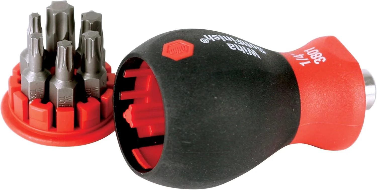 دسته پیچ گوشتی کوتاه ویا 38045 با سری های شش در یک، ستاره ای دسته پیچ گوشتی کوتاه ویا 38045 با سری های شش در یک، ستاره ای