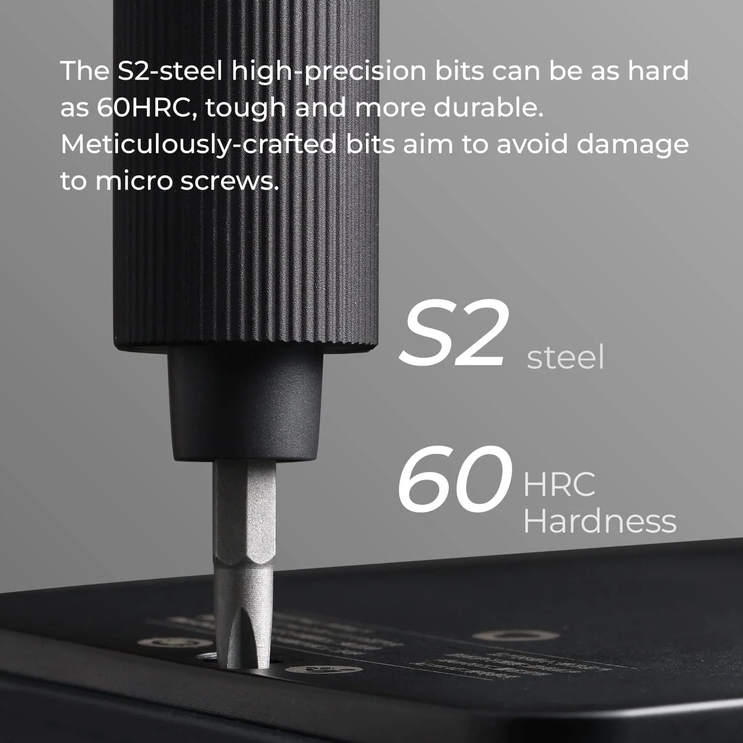 ست پیچ گوشتی برقی 25 در 1 هوتو پاورولوژی (آلیاژ آلومینیوم) - خاکستری تیره