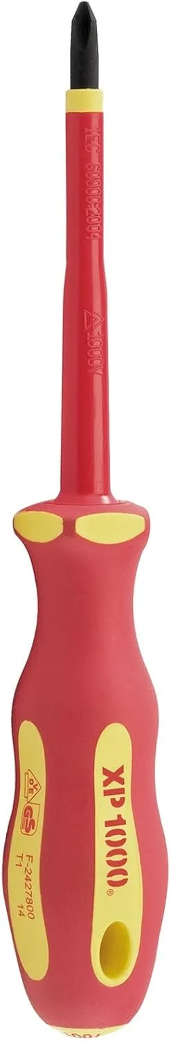 پیچ گوشتی دوسو دراپر مدل 64432 XP1000 VDE، شماره 2، طول 100 میلی متر پیچ گوشتی دوسو دراپر مدل 64432 XP1000 VDE، شماره 2، طول 100 میلی متر