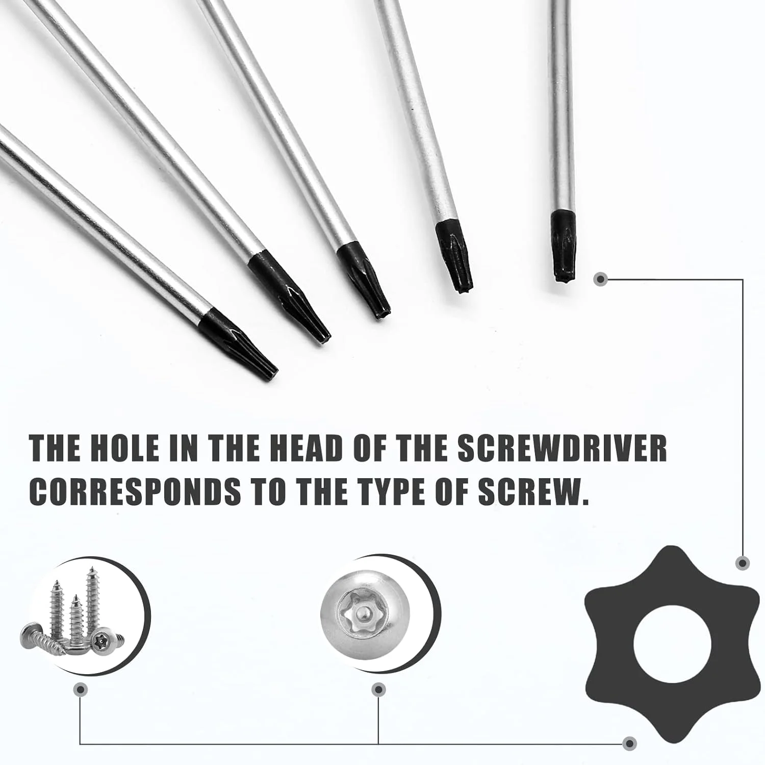 مجموعه پیچ گوشتی ستاره ای T6 T7 T8 T9 T10 با شفت فولادی 3 اینچی برای تعمیر یا نگهداری اسباب بازی ها، لوازم کوچک و محصولات الکترونیکی، 5 عددی مجموعه پیچ گوشتی ستاره ای T6 T7 T8 T9 T10 با شفت فولادی 3 اینچی برای تعمیر یا نگهداری اسباب بازی ها، لوازم کوچک و محصولات الکترونیکی، 5 عددی