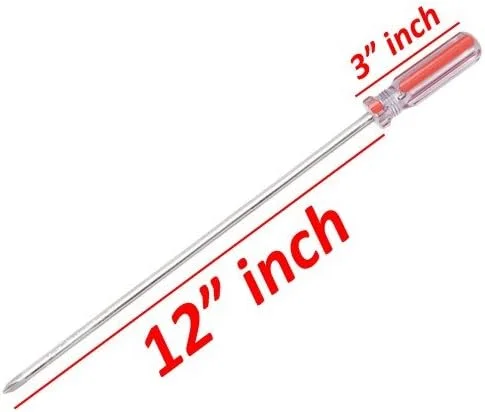 پیچ گوشتی چهارسوی شماره 2 فیلیپس فوق العاده بلند 12 اینچی Wideskall