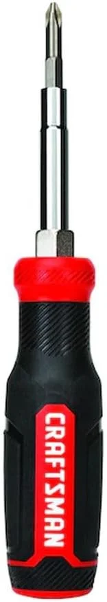 پیچ گوشتی چند سری CRAFTSMAN، 6 طرفه، محل نگهداری سری های اضافی در دسته (CMHT68000) پیچ گوشتی چند سری CRAFTSMAN، 6 طرفه، محل نگهداری سری های اضافی در دسته (CMHT68000)