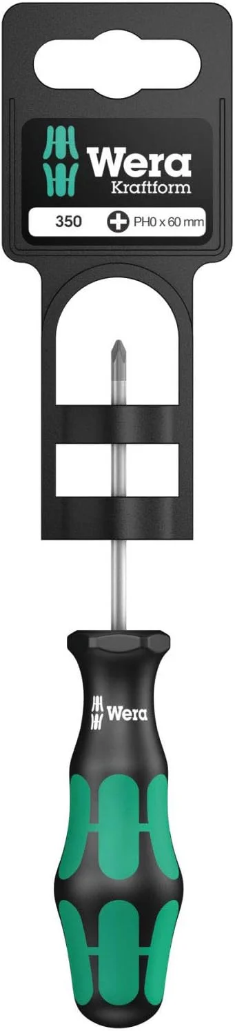 پیچ گوشتی Kraftform Wera 05008705001 - PH0 x 60mm پیچ گوشتی Kraftform Wera 05008705001 - PH0 x 60mm