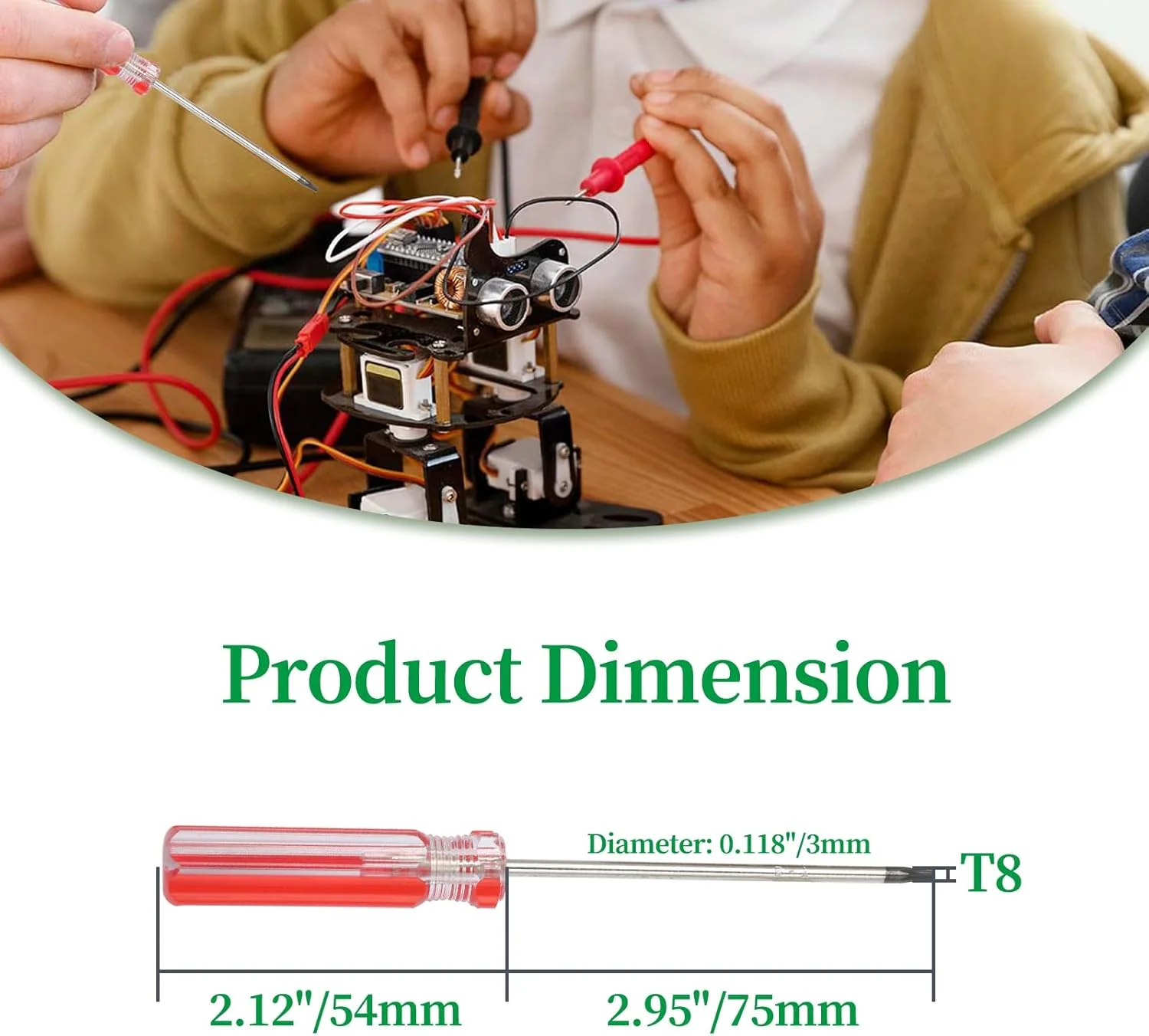 پیچ گوشتی ستاره ای T8 سویوتین، 1 عدد پیچ گوشتی ستاره ای با نوک مغناطیسی، T8 3 میلی متر، طول 75 میلی متر پیچ گوشتی ستاره ای T8 سویوتین، 1 عدد پیچ گوشتی ستاره ای با نوک مغناطیسی، T8 3 میلی متر، طول 75 میلی متر