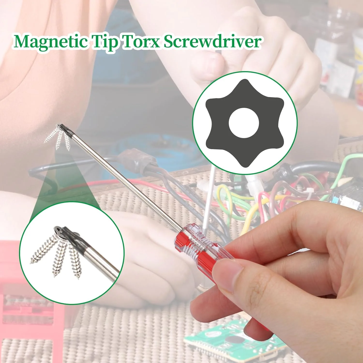 پیچ گوشتی ستاره ای T8 سویوتین، 1 عدد پیچ گوشتی ستاره ای با نوک مغناطیسی، T8 3 میلی متر، طول 75 میلی متر پیچ گوشتی ستاره ای T8 سویوتین، 1 عدد پیچ گوشتی ستاره ای با نوک مغناطیسی، T8 3 میلی متر، طول 75 میلی متر