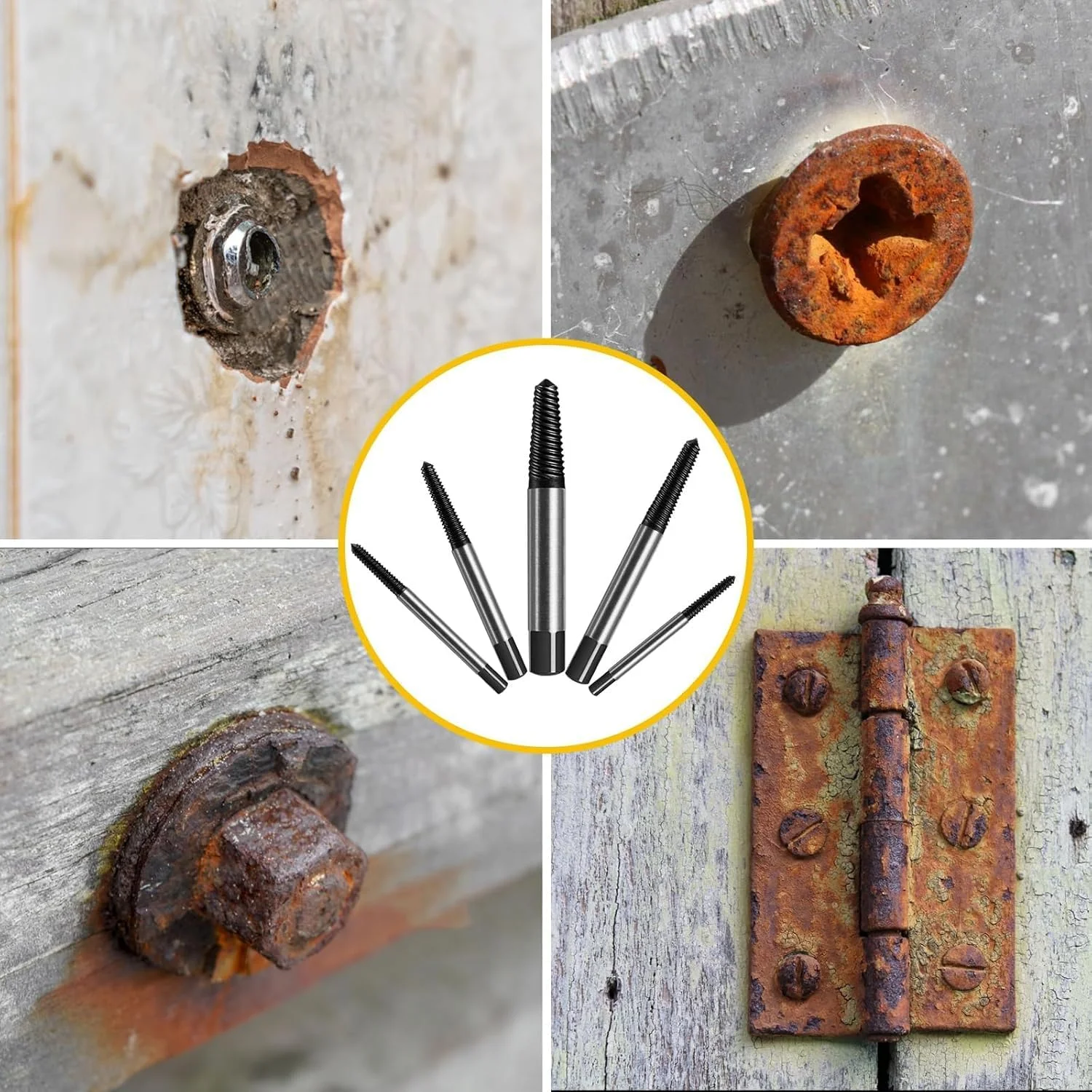 مجموعه 5 عددی پیچ گوشتی و ابزار بیرون آورنده پیچ حلزونی برای منزل مجموعه 5 عددی پیچ گوشتی و ابزار بیرون آورنده پیچ حلزونی برای منزل