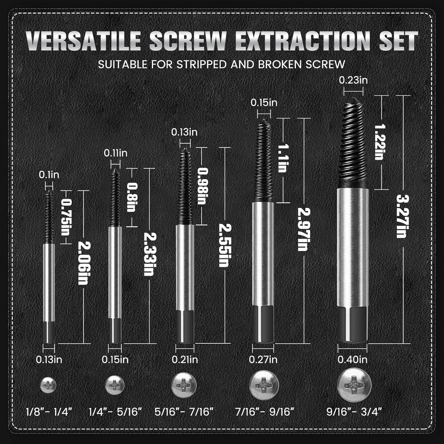 مجموعه 5 عددی پیچ گوشتی و ابزار بیرون آورنده پیچ حلزونی برای منزل مجموعه 5 عددی پیچ گوشتی و ابزار بیرون آورنده پیچ حلزونی برای منزل