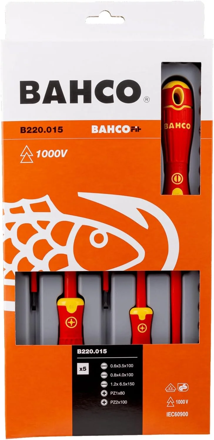 مجموعه 5 عددی پیچ گوشتی عایق باهکو مدل BHB220.015، چند رنگ، یک سایز مجموعه 5 عددی پیچ گوشتی عایق باهکو مدل BHB220.015، چند رنگ، یک سایز