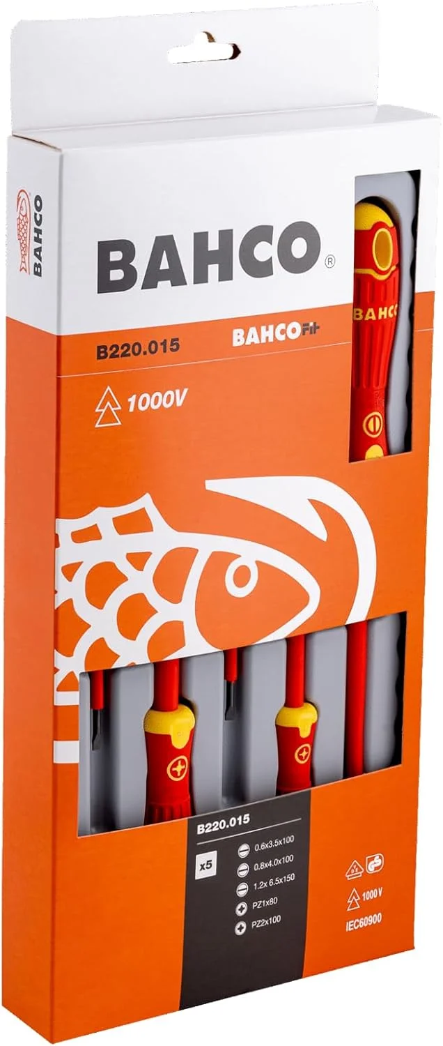 مجموعه 5 عددی پیچ گوشتی عایق باهکو مدل BHB220.015، چند رنگ، یک سایز مجموعه 5 عددی پیچ گوشتی عایق باهکو مدل BHB220.015، چند رنگ، یک سایز